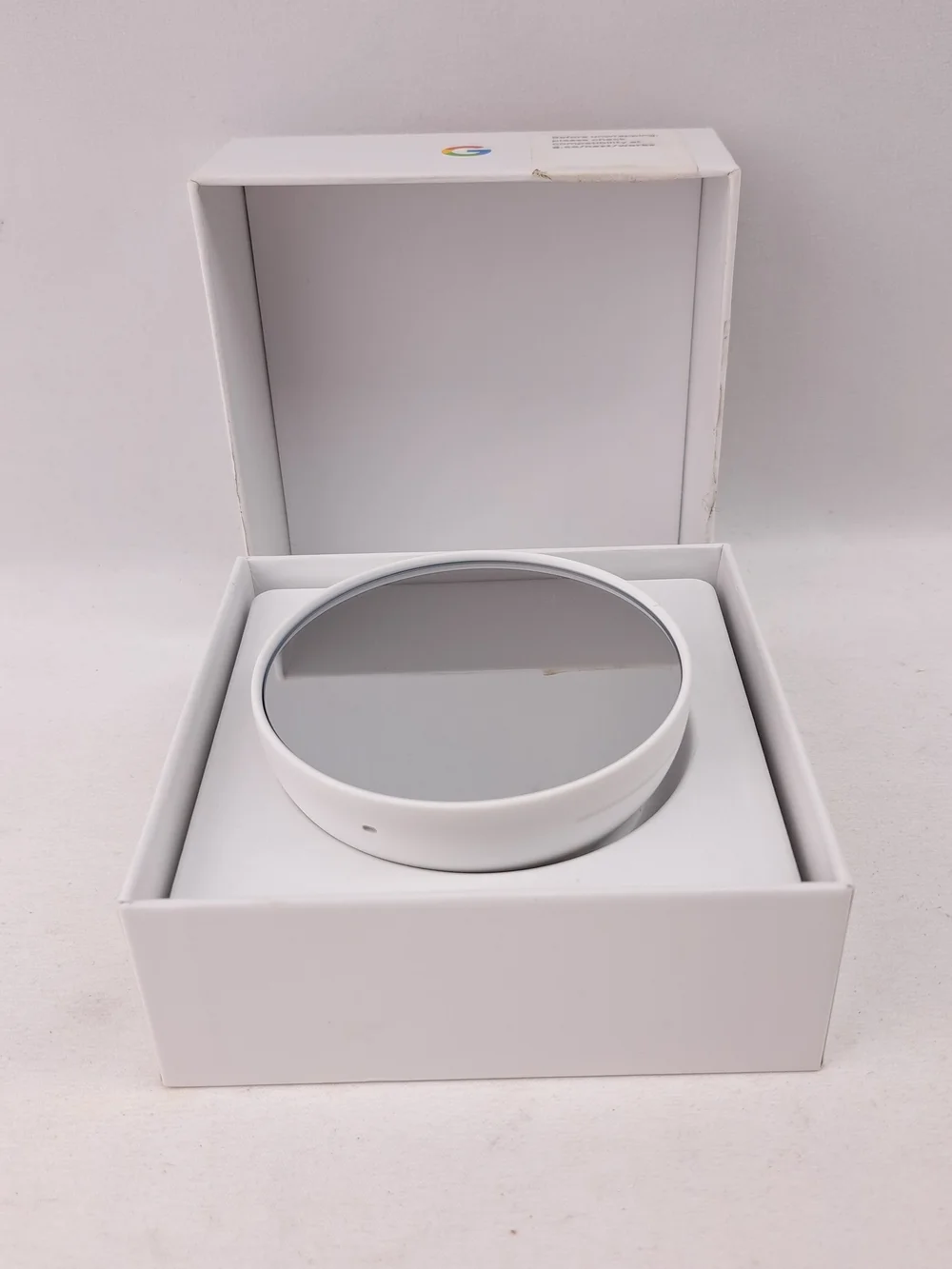 Google Round Battery-Powered Thermostat - White